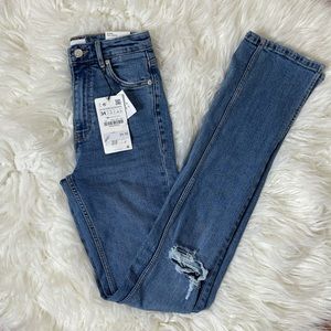 Zara Split Skinny Jeans